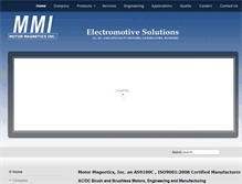 Tablet Screenshot of motormagnetics.com